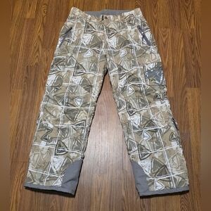 Firefly Women’s Size 16 Insulated Ski Snowboard Snow Pants Cargo Camo E25